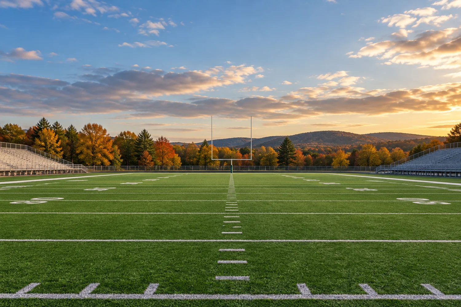 Conceptual illustration for Indoor vs. Outdoor Football