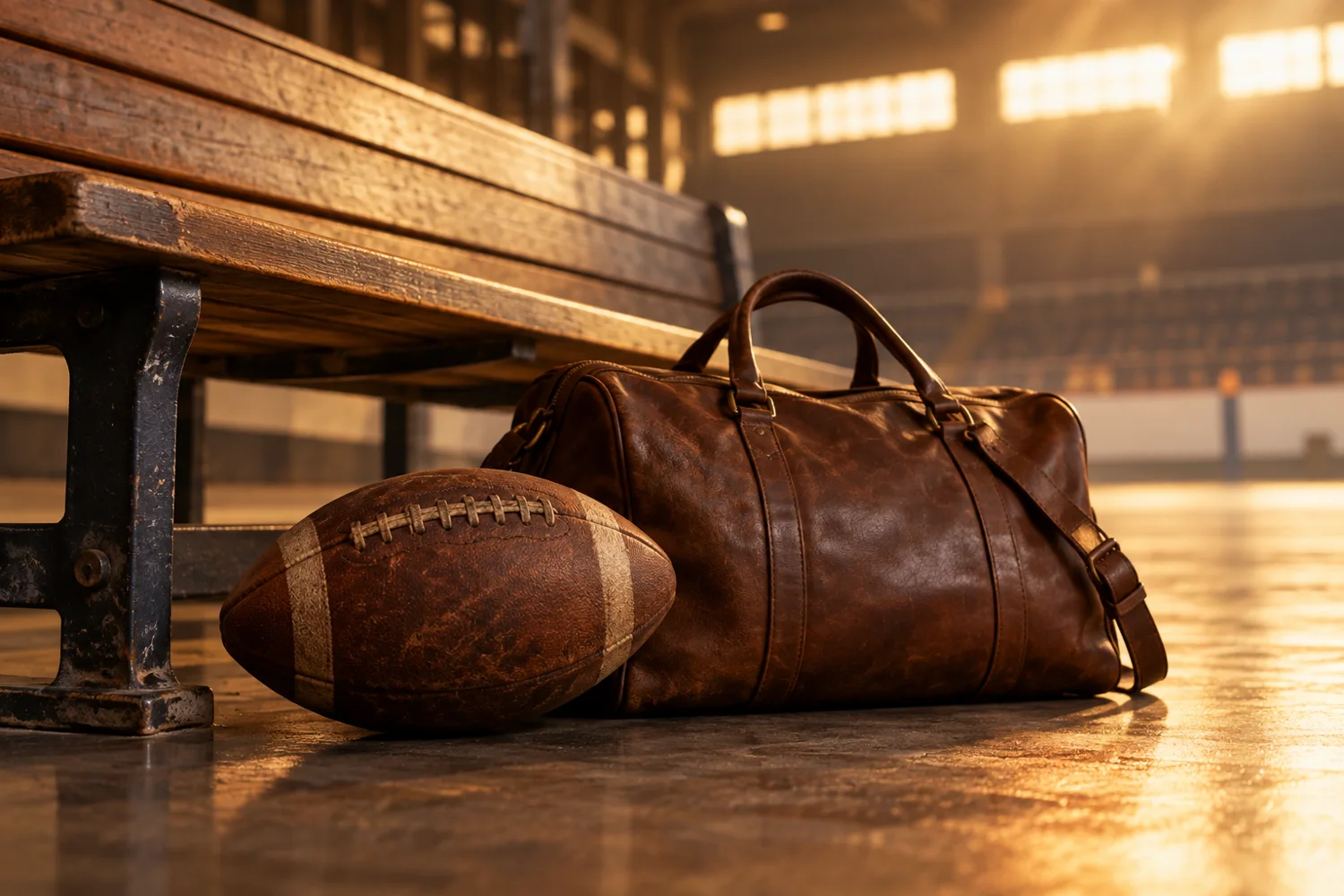 Conceptual illustration for The History of Indoor Football in America